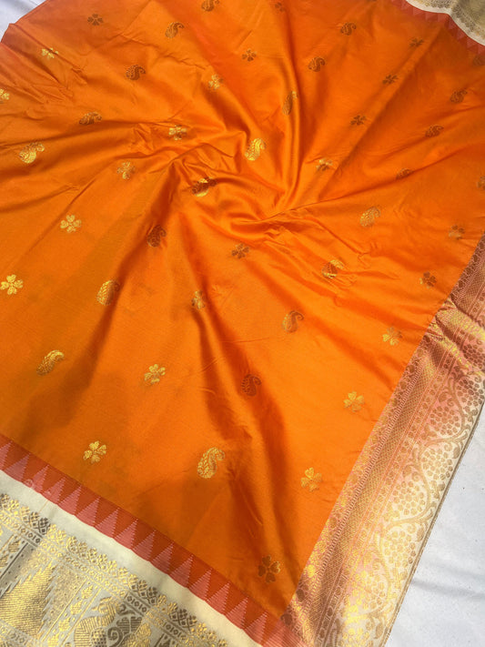 Gadwal Vintage Semi Pattu Saree