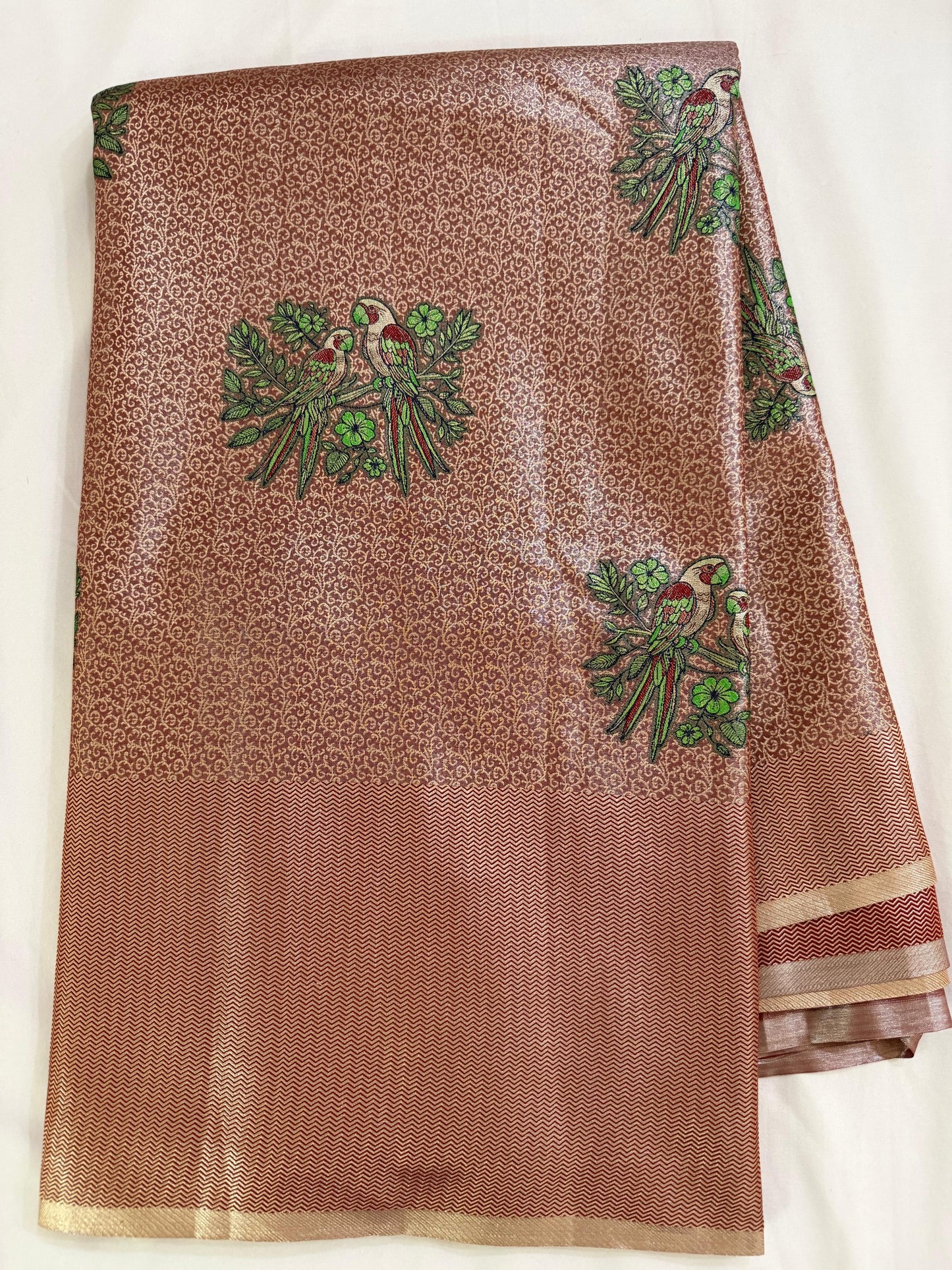 Meenakari Weave Saree Inspired by Royal Indian Art