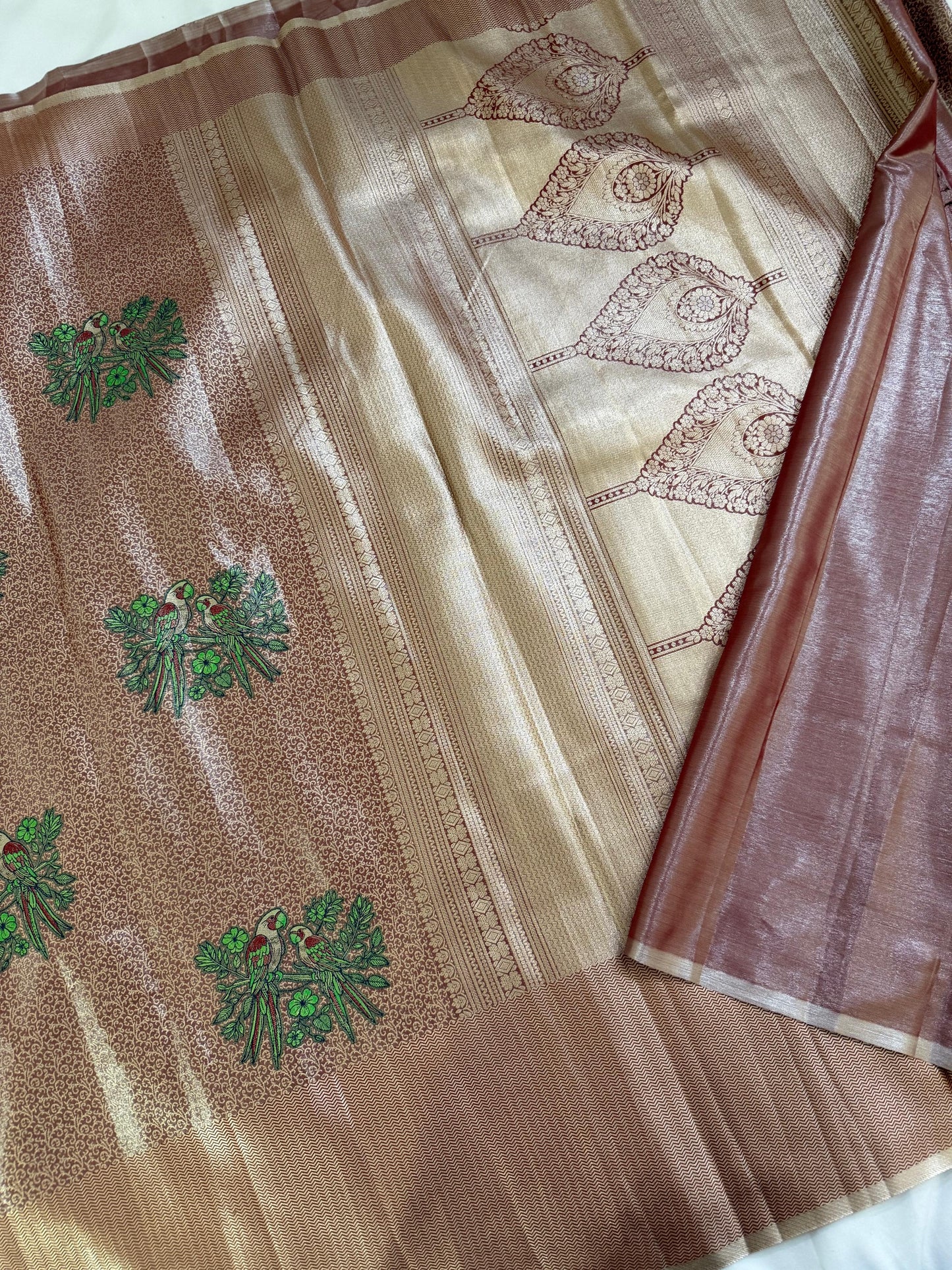 Meenakari Weave Saree Inspired by Royal Indian Art